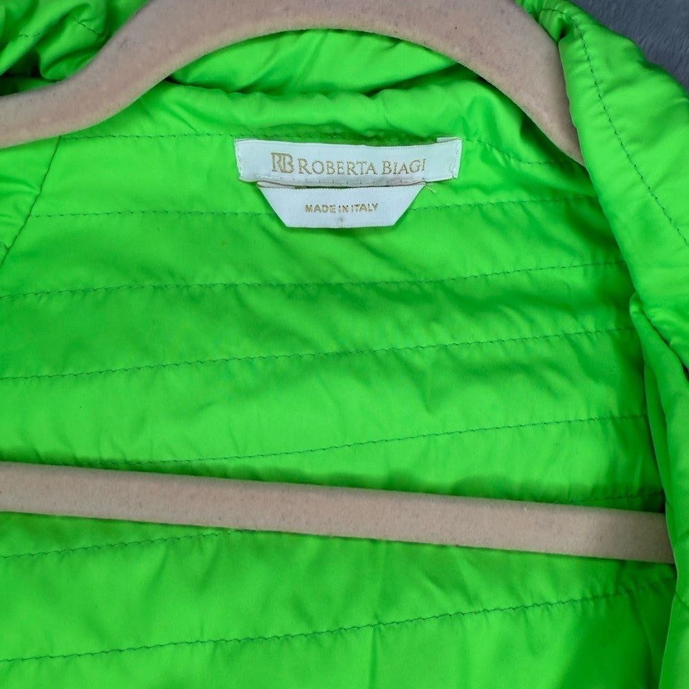 Roberta Biagi Neon Green Jacket - Picture 3 of 10